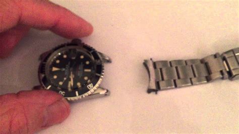 togliere vite spanata bracciale rolex|removing a rolex bracelet.